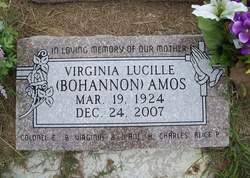 Virginia Lucille <I>Bohannon</I> Amos 
