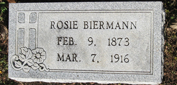 Rosie Alma <I>Mershon</I> Biermann 