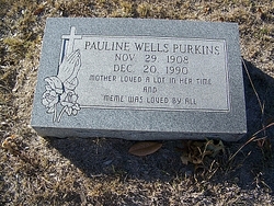 Jasper Pauline <I>Wells</I> Purkins 