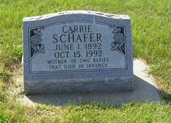 Caroline “Carrie” <I>Melcher</I> Schafer 