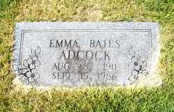 Emma <I>Bates</I> Adcock 