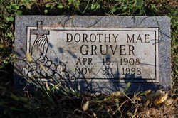 Dorothy Mae <I>Bingham</I> Gruver 