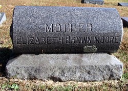 Elizabeth “Bettie” <I>Brown</I> Moore 