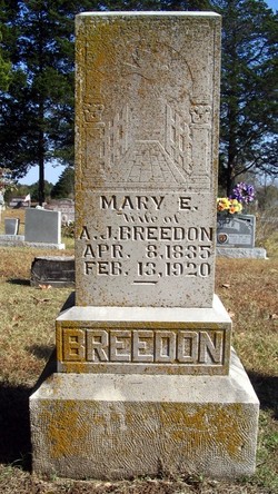 Mary Elizabeth <I>Halley</I> Breedon 