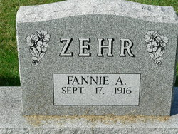 Fannie A. Zehr 