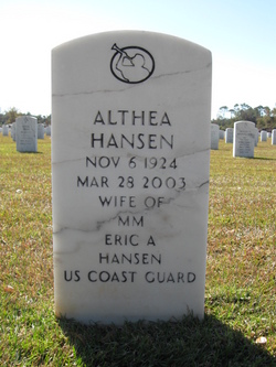 Althea Lillian <I>Bowden</I> Hansen 