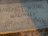Margaret <I>Woods</I> McKinney 