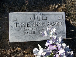 Jessie Anna <I>Medford</I> Rambo 