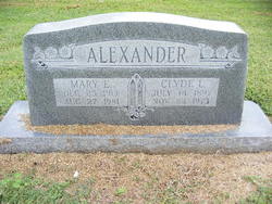 Mary E <I>Mount</I> Alexander 
