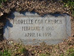 Florelle <I>Cox</I> Church 