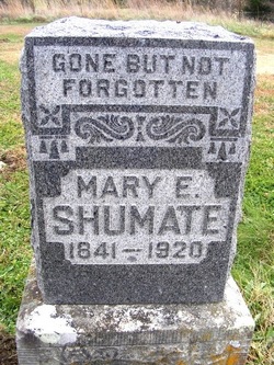 Mary E <I>Skidmore</I> Shumate 