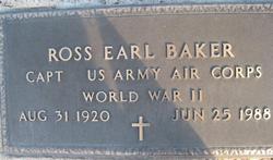 Capt Ross Earl Baker 