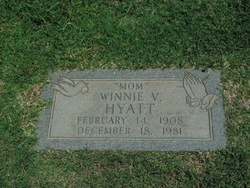 Winnie Valentine <I>Wood</I> Hyatt 