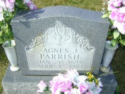 Agnes Lura <I>Jennings</I> Parrish 