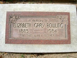 Elizabeth <I>Gray</I> Bowling 