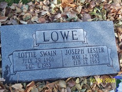 Lottie <I>Swain</I> Lowe 