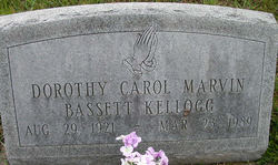 Dorothy Carol <I>Marvin</I> Bassett Kellogg 