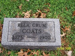 Elvira Ella Clementine <I>Crum</I> Coats 