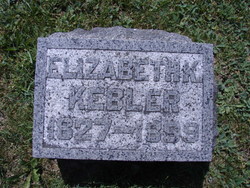 Elizabeth Katharina <I>Schleh</I> Kebler 