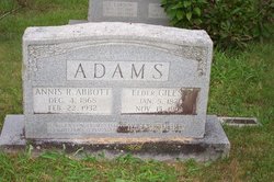 Annis Rebecca <I>Abbott</I> Adams 