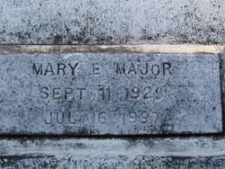 Mary E Major 