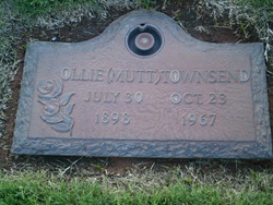 Ollie “Mutt” <I>Phillips</I> Townsend 