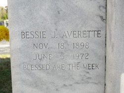 Bessie Audelia <I>Jones</I> Averette 