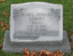 Mabel G <I>Howard</I> Lowry 