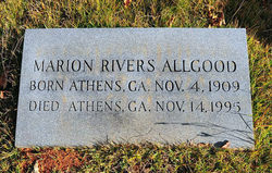 Marion Rivers Allgood 