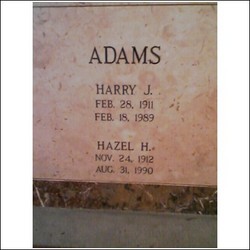 Hazel Estelle <I>Huff</I> Adams 