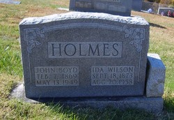 Ida <I>Wilson</I> Holmes 