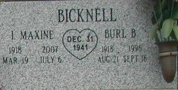 Burl Bert Bicknell 