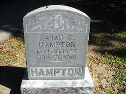 Sarah Elizabeth <I>McCain</I> Hampton 
