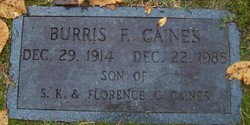 Burroughs Franklin “Burris” Caines 