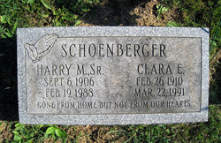 Clara Elsie <I>Oakes</I> Schoenberger 