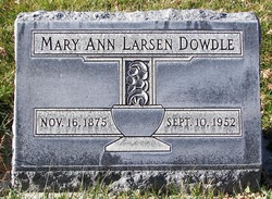 Mary Ann <I>Larsen</I> Dowdle 