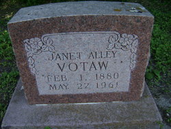 Janet <I>Alley</I> Votaw 