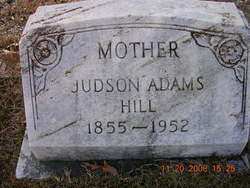 Hasseltine Judson <I>Adams</I> Hill 