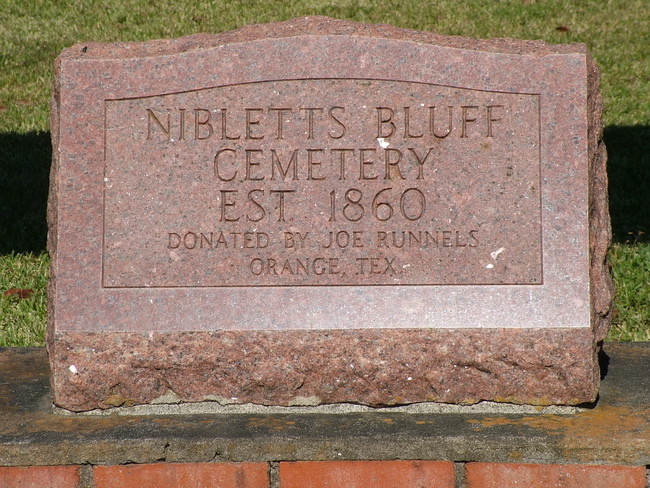 Nibletts Bluff Cemetery