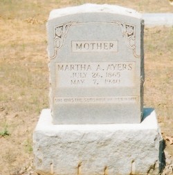 Martha A <I>Bentley</I> Ayers 