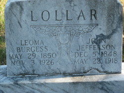 Leoma Mary <I>Burgess</I> Lollar 