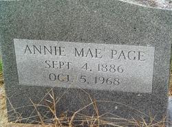 Annie Mae <I>O'Berry</I> Page 
