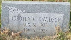 Dorothy C Davidson 