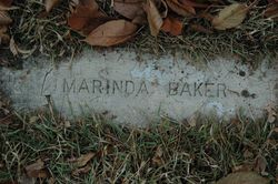 Marinda Jane <I>Hageman</I> Baker 