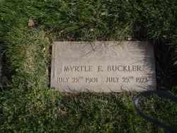 Myrtle E <I>Pinkerton</I> Buckler 