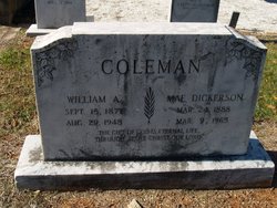 Mae <I>Dickerson</I> Coleman 