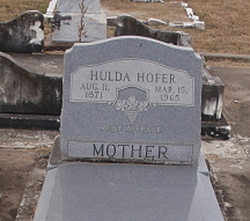 Hulda <I>Mergele</I> Hofer 