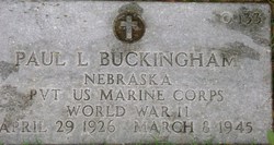 Pvt Paul L. Buckingham 