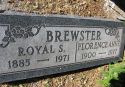 Florence Anne <I>Rhoades</I> Brewster 