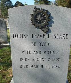 Louise <I>Leavell</I> Blake 